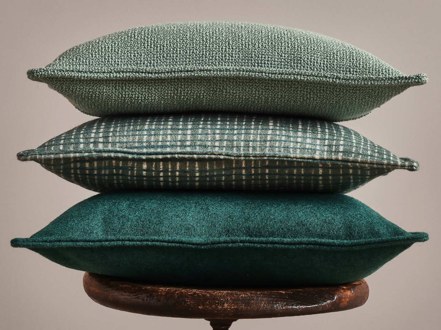 custom throw pillows and bench cushions with Camira Fabrics